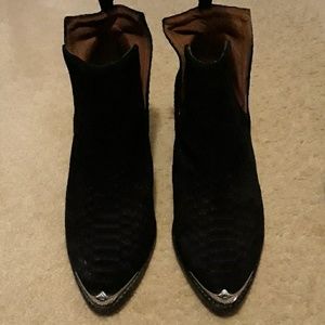 Black Western Inspired Booties